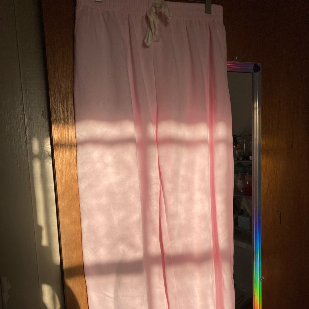 Pink Drawstring Lounge Pants